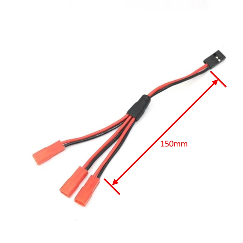 Linea di estensione servo cablaggio JR a JST linea Y servo applicato su auto telecomandate RC/navio telecomandato/elicottero