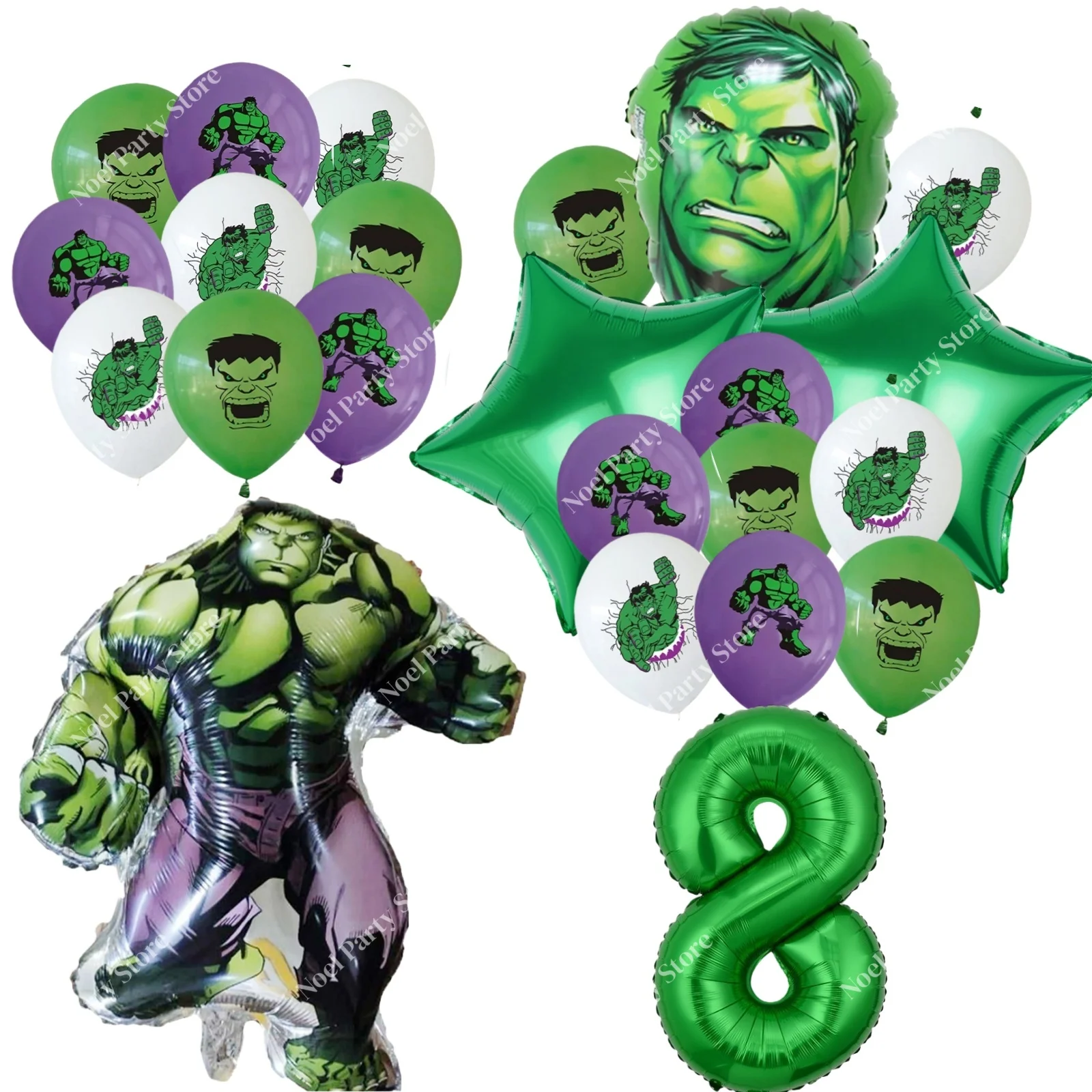 23Pcs Avengers Hulk…