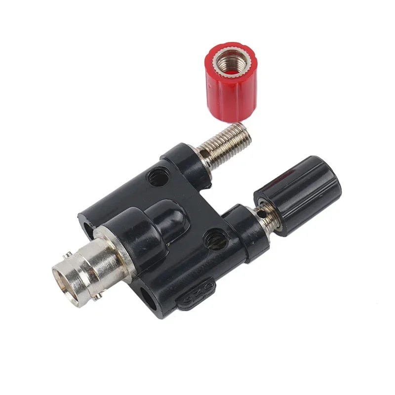 Imagem -05 - Bnc Macho e Fêmea Jack Conector Coaxial Dual mm Banana 3way Splitter Adaptador rf q9 3way 10 Pcs