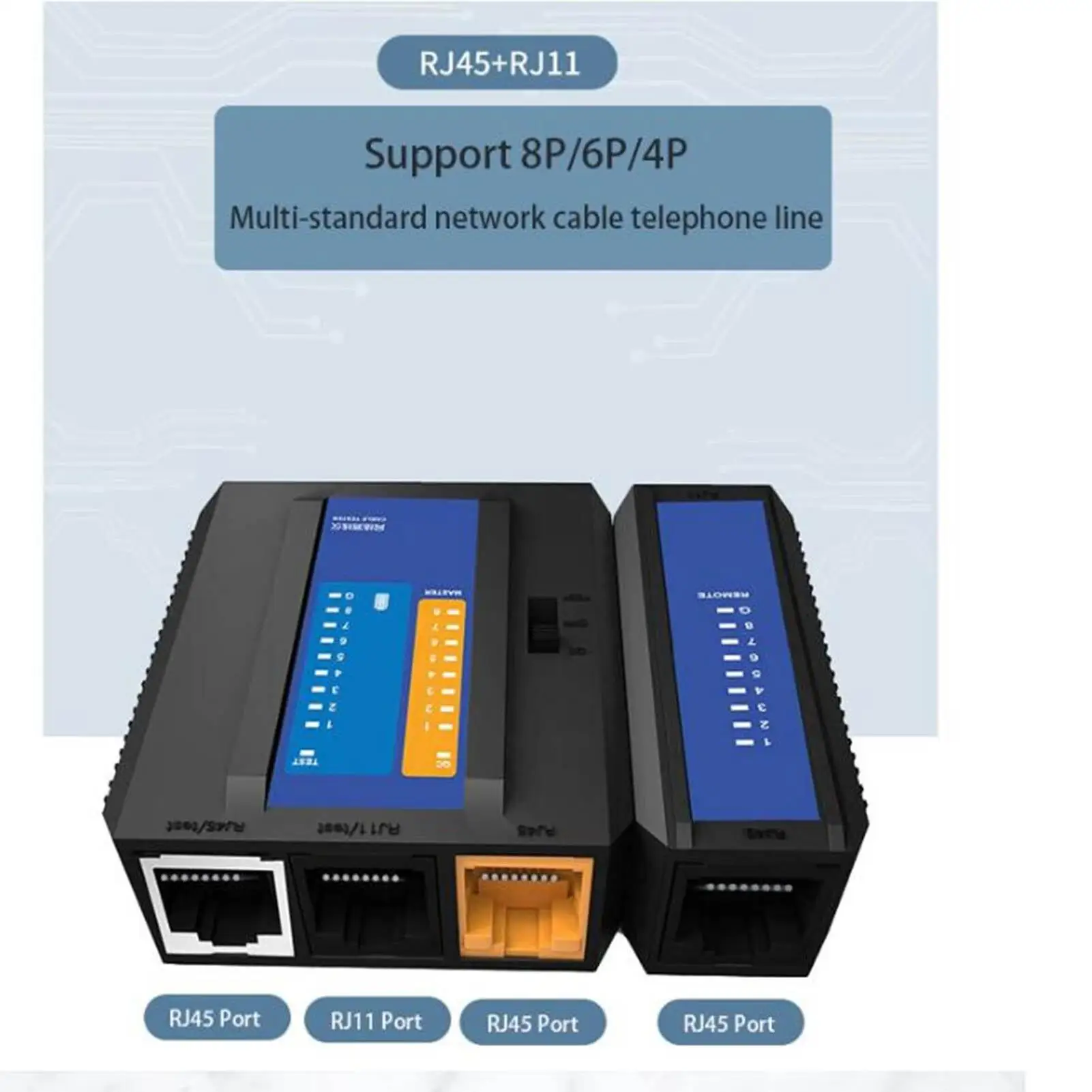 RJ45 Cable Tester & POE Switch Multi Tester - Ethernet Continuity Testing Tool