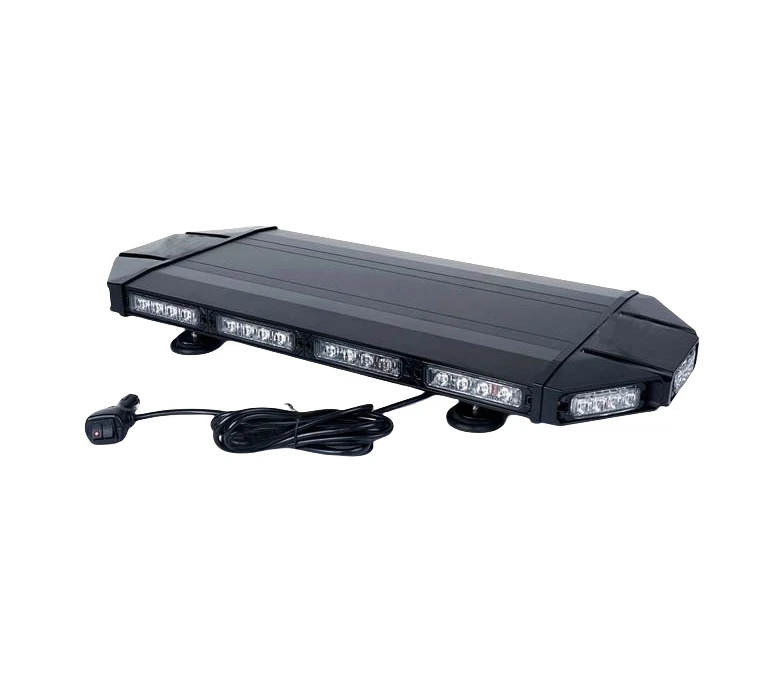 70cm 118W LED Traffic Strobe Light Emergency Car Warning Light bar,DC12V/24V,56*3W Led,Metal Housing,Bottom Magnets,Waterproof