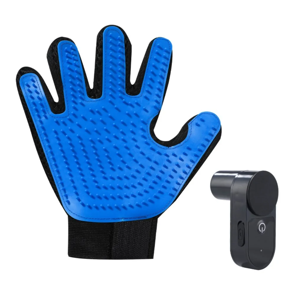 

Anti-Scratch 3 in 1 Spray Petting Glove Breathable Waterproof Cat Hair Removal Gloves USB Charging Adjustable