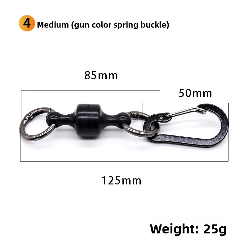 Black Magnetic Buckle Clip for Fishing Gloves Canopy Tent Magnet Holder Mountaineering Outdoor Gear Accessories - view 6