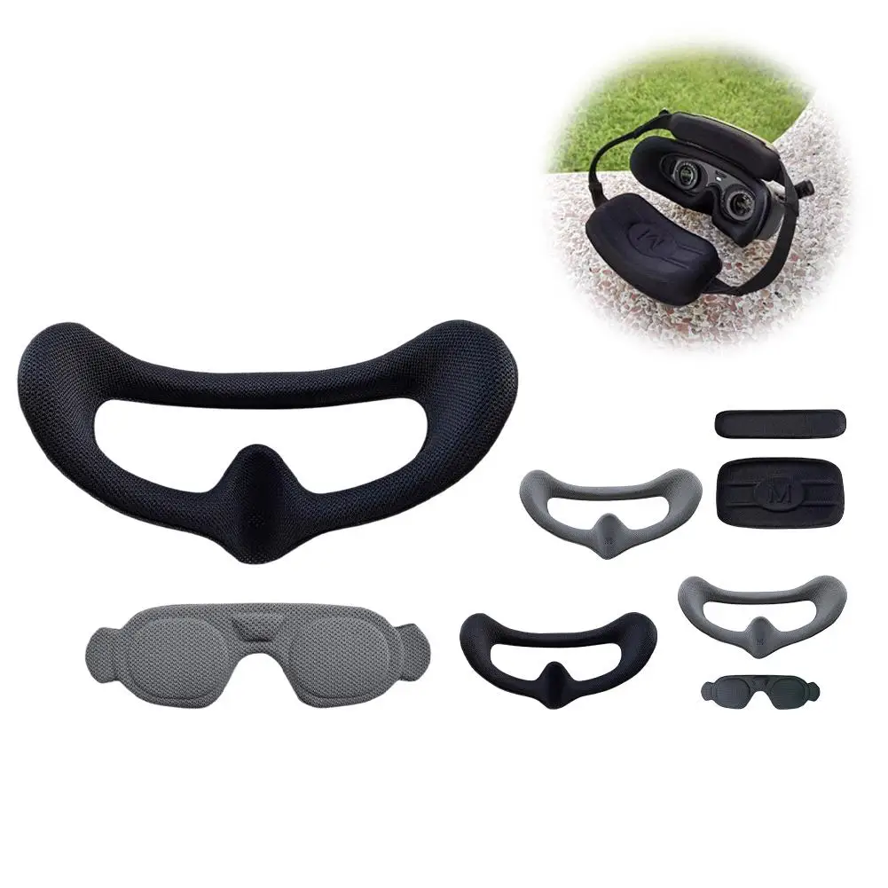 For DJI AVATA2 GOGGLES 3 Mask Soft Sponge Mask Flight Forehead Mask Accessories Drone Support Head Goggles Set I1R7