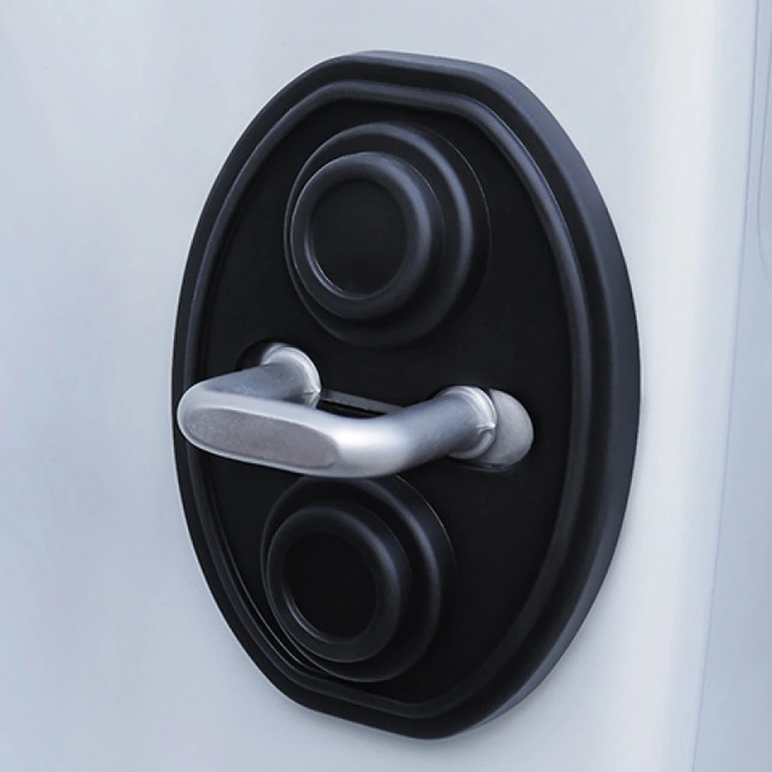 4PCS Silicone Car Door Latch Guard Cover Universal Upgrade Car Door Lock Protector Noise Reduction