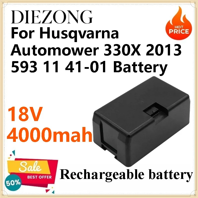 Brand New 18V 4000mah Battery for Husqvarna Automower 330X 2013 593 11 41-01 Battery