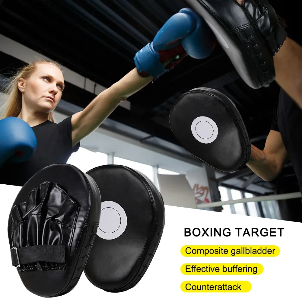 2/1PCS Kick Boxing Gloves Pad Punch Target Bag PU Muay Thai Free Fight Sanda Training Adults Kids Boxing Training Gloves