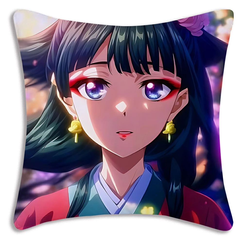 

Наволочки «Дневники аптекаря» Maomao: Декоративные наволочки для дивана с двусторонней печатью, короткий плюш, милый дизайн