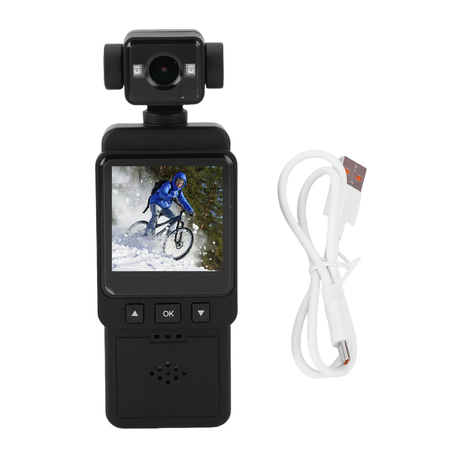 

Цифровая 4K-камера с Wi-Fi, портативная экшн-камера с креплением, водонепроницаемость IP65, интеллектуальная стабилизация изображения, многофункциональное применение для путешествий