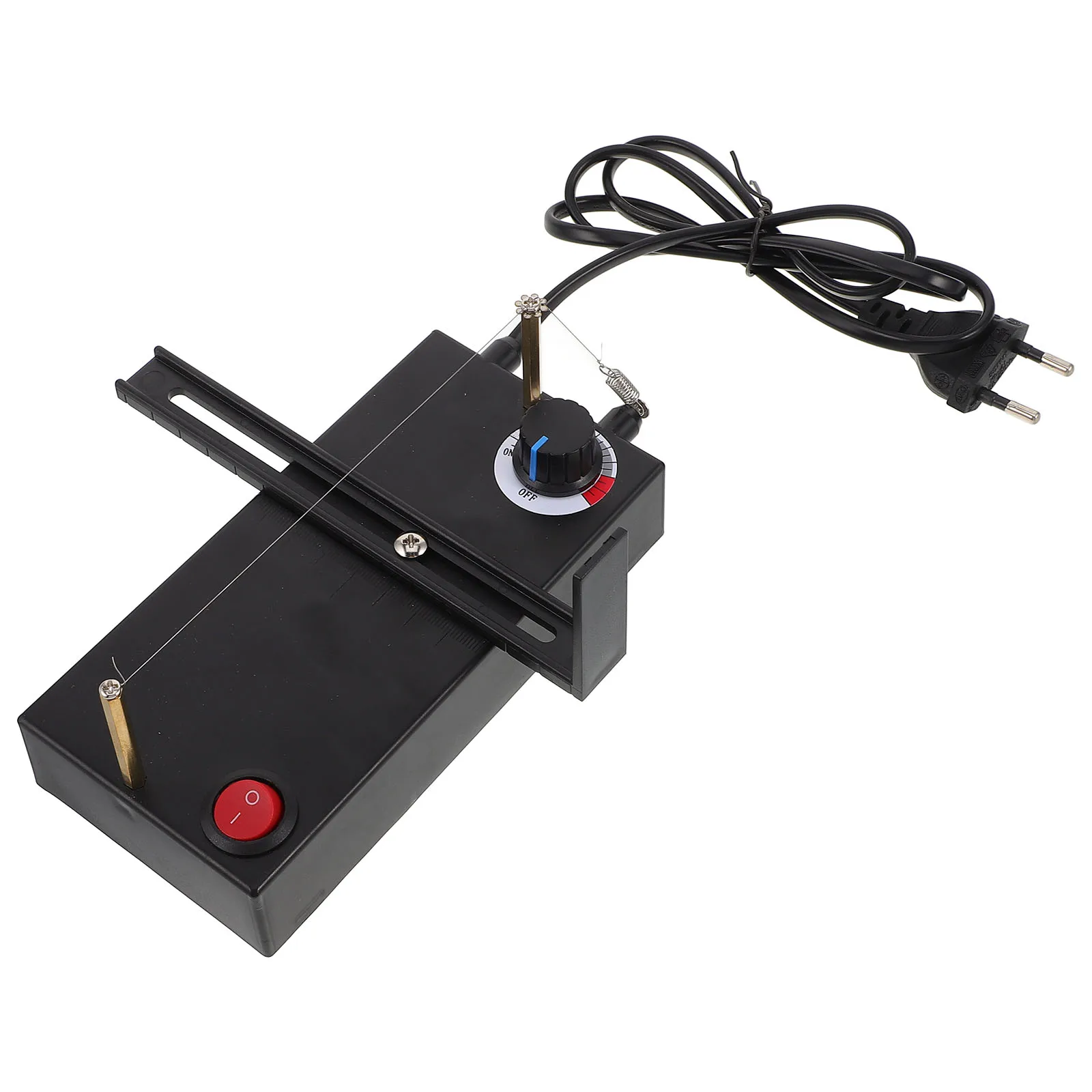 

Electric Hot Ribbon Cutter Adjustable Webbing Cutting Machine Portable Manual Electric Heat Cutter for DIY Rope Band Craft Eu