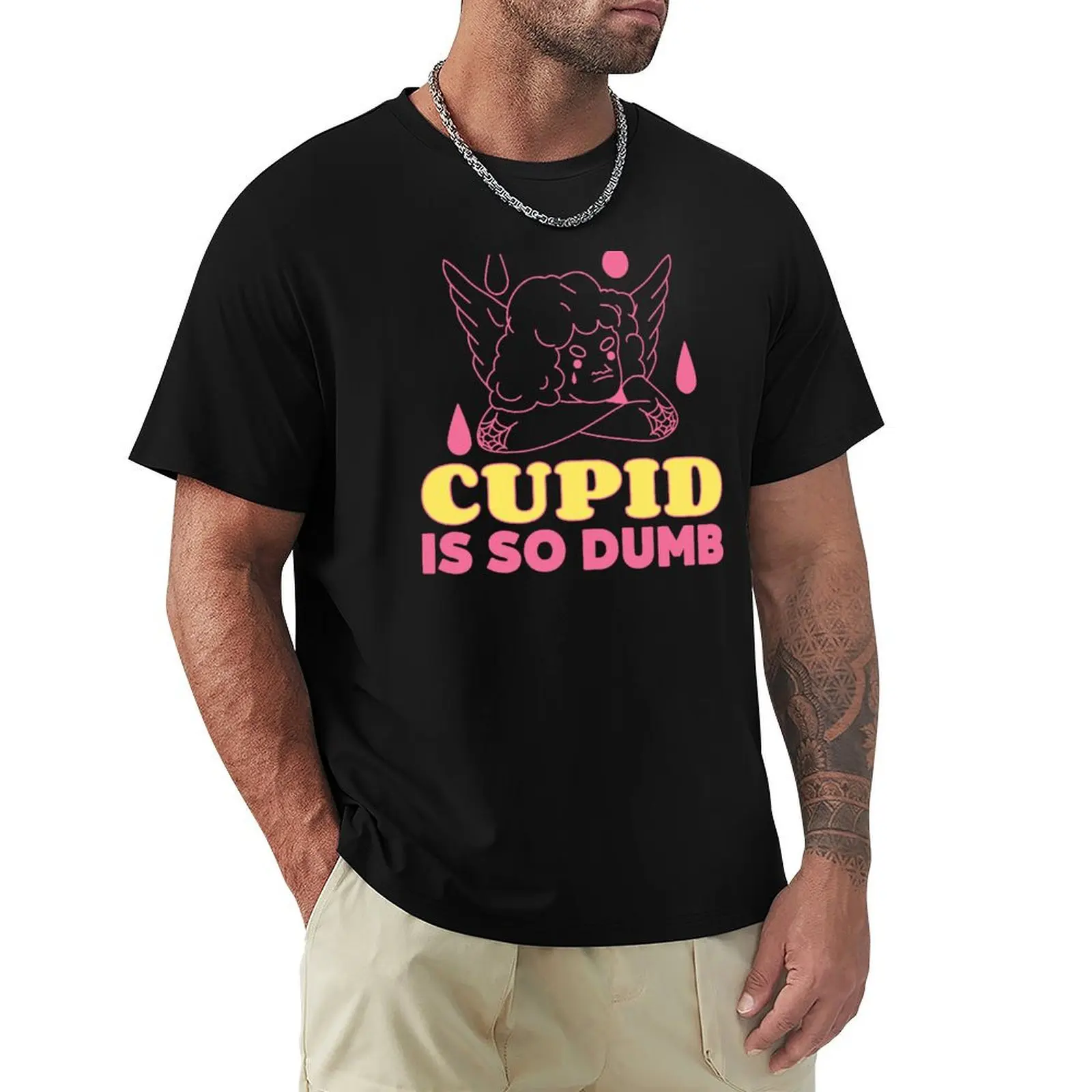

Fifty Fifty - Cupid is so Dumb Kpop Merch for Kpop fans Gift for Hunnies T-Shirt Graphic Print Short Sleeve T-Shirt