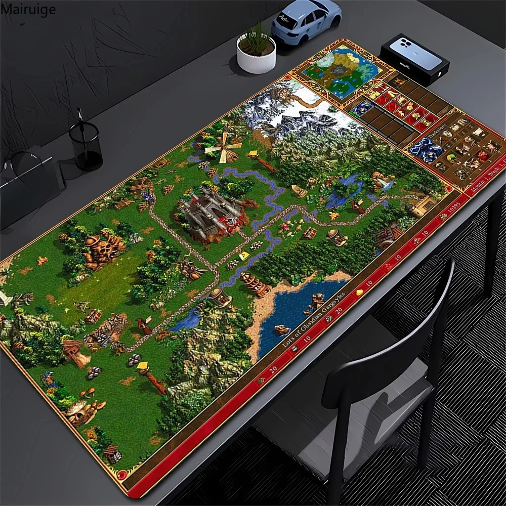 

Heroes of Might and Magic mouse pads, game accessories, office desk pads, locked edges, anti slip, washable