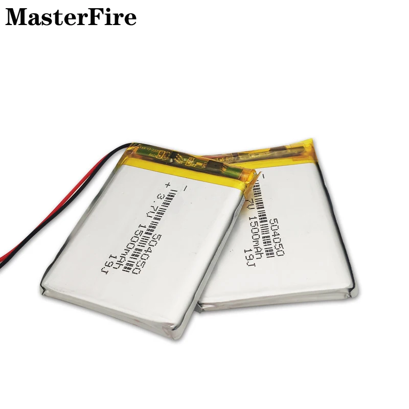 4x 504050 1500mah 3.7V Lithium Polymer Battery For Driving Recorder Mobile Phone Tablet PC PAD Rechargeable Li-polymer Batteries