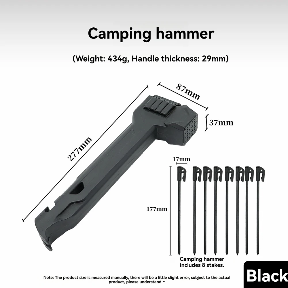 

Outdoor Multifunctional Genuine Dinghammer Outdoor Camping Multifunctional Tent Sky Ground Dinghammer Pull And Open Bottle Tool
