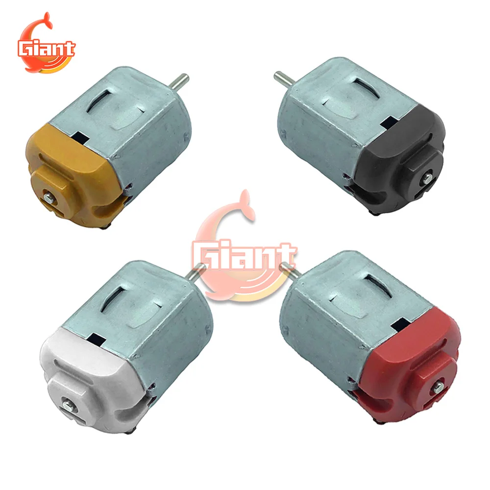 1 / 2 / 10 Pcs Hobby Motor 130 3V-6V 0.35-0.4A 16500RPM Mini DC Motor Micro DC Motor for DIY Toys Hobbies Smart Car 3V Motor