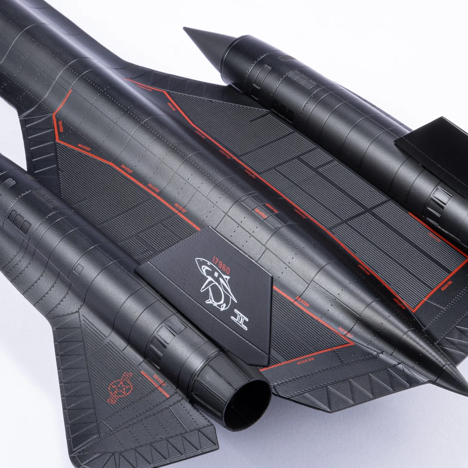 SR71 Schaal 1/72 Metalen modelvliegtuig (inclusief basis) Schaalmodel Huisplaatsing, verzameling en decoratie Creatief cadeau