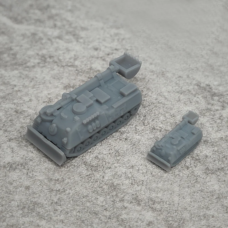 

5PCS 1/350 700 Panther Armored Engineering Vehicle Model Resin Military Construction Working Vehicles Bulldozer Shovel DIY Parts