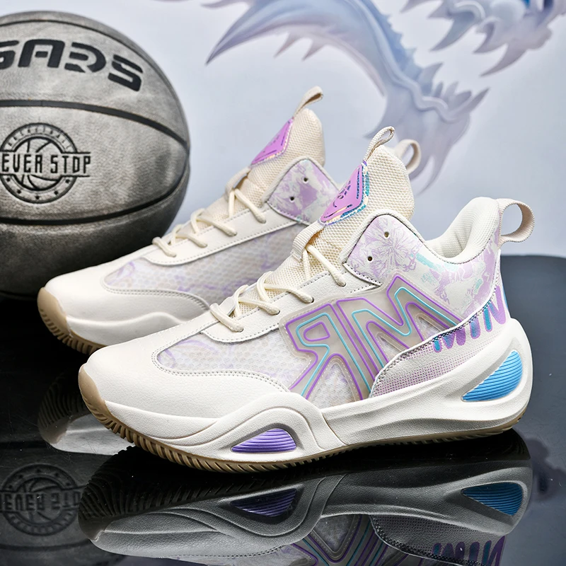 

Баскетбольные кроссовки унисекс, высококачественные тренировочные износостойкие амортизирующие баскетбольные ботинки с отскоком для мужчин и женщин