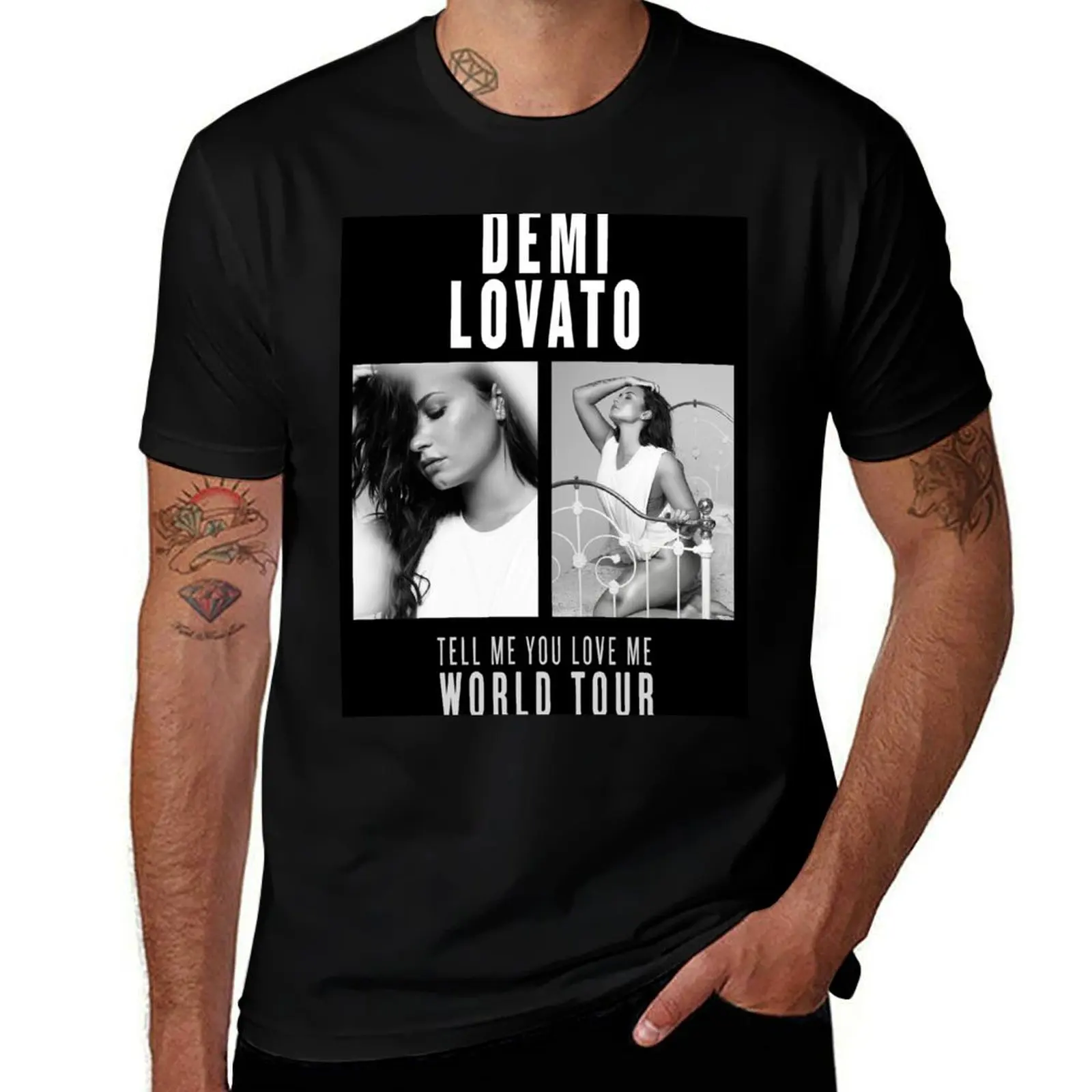 تي عادي لي تي شيرت أنت تي شيرت جولة أساسية Tell Love t ملصق قميص Me - قميص 5 رجل #1