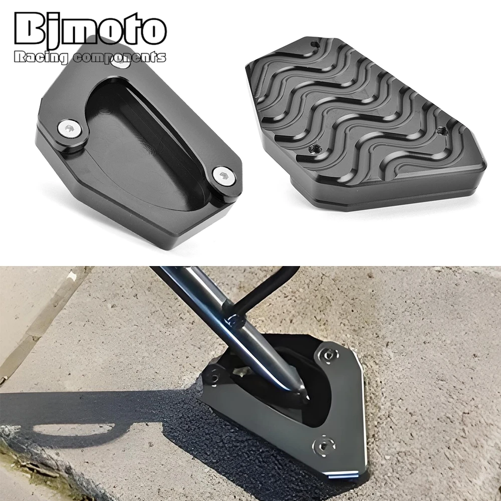 For Suzuki V-STROM VSTROM 650 2011-2024 Kickstand Side Stand Enlarger Extension Pad For Suzuki DL650/XT DL 650 XT 2011-2024