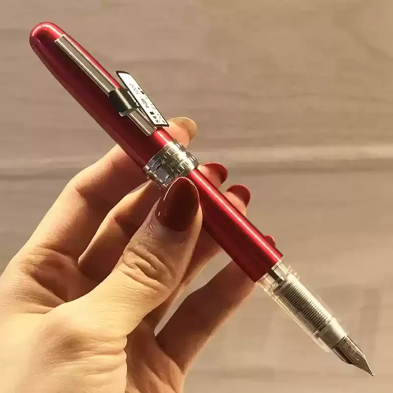 Новая алюминиевая металлическая перьевая ручка PLATINUM PGB-1000, чернильная ручка с наконечником 0,5 мм для студенческого офиса, школьников, японские канцелярские принадлежности