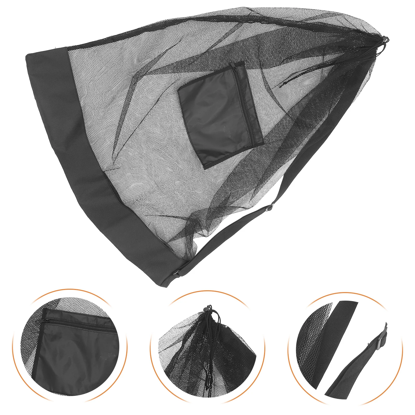 Große Mesh Basketball Kordelzug Tasche Langlebige Sport Ball Träger Tragbare Mesh Ball Lagerung Organizer Basketball Tasche