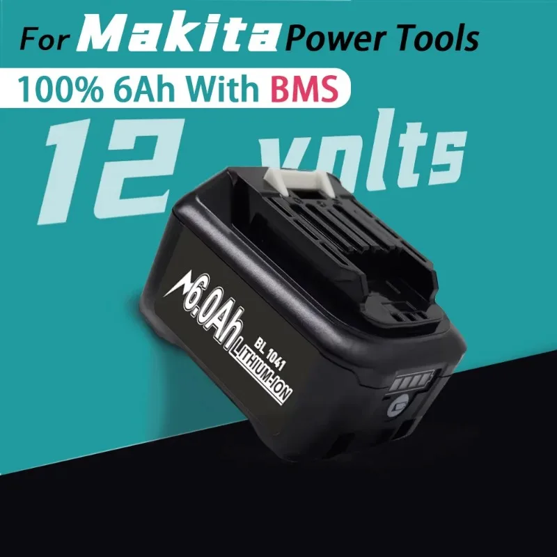 

For Makita Power Tools 12V 10.8V 6.0Ah 4.0Ah lithium battery Rechargeable batteries compatibility BL1040B 1015 1020B CXT Series