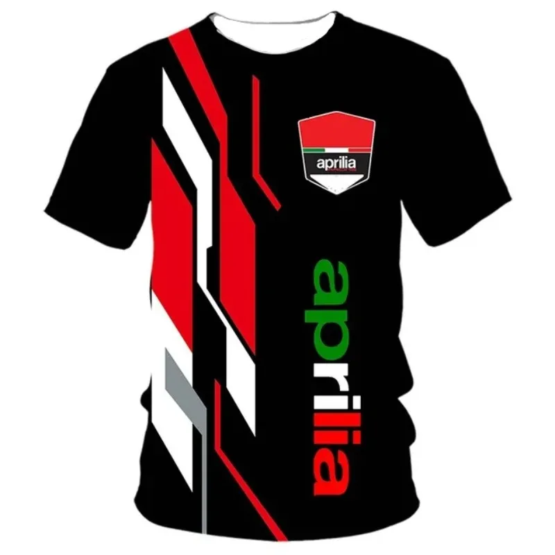

Men's Summer Printed T-shirt, Motorcycle Racing 3D Printed Streetwear, Large Short Sleeved Sportswear, Fashionable T-shirt