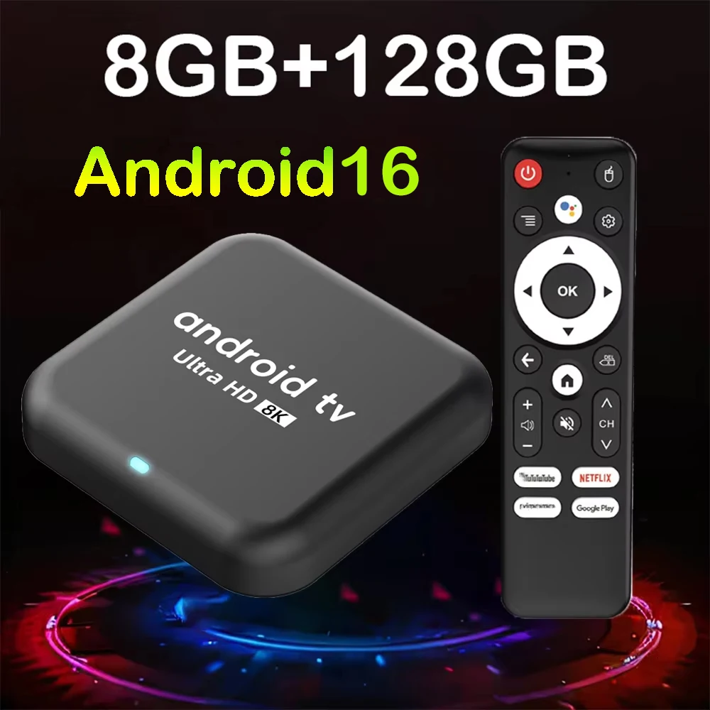 Q18 Smart TV Box RK3518 Quad Core Cortex A53 Support 8K Video 8GB128GB Wifi6 Netflix Google Assistant Media Player Set Top Box