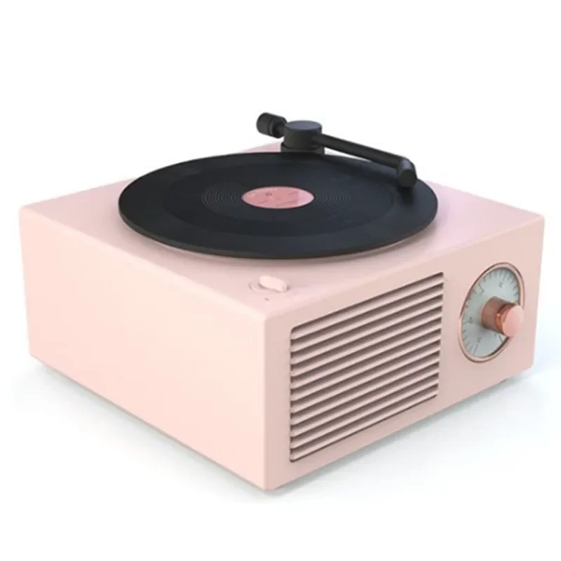 

Портативный Bluetooth-динамик Ретро TF-карта U-дисковый плеер MP3 Ретро Стереодинамики Аудио Аналоговый граммофон Звук с зарядкой через USB Рупор