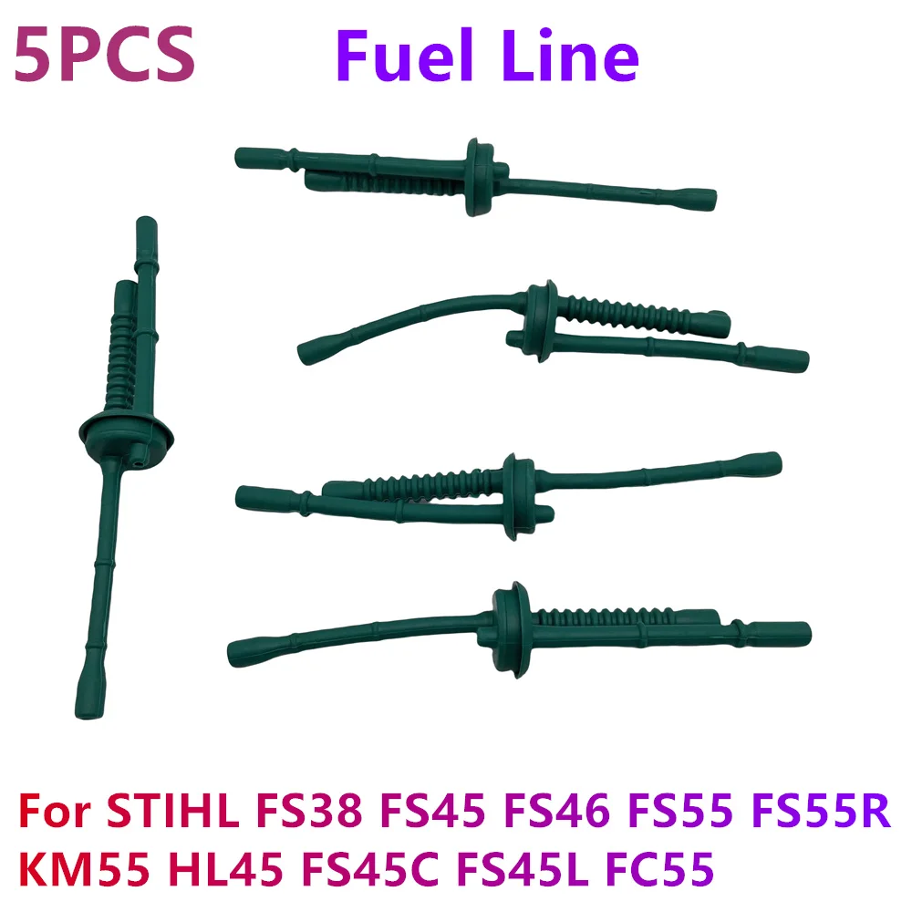 5PCS Fuel Line For STIHL FS38 FS45 FS46 FS55 FS55R KM55 HL45 FS45C FS45L FC55 Replace 4140-358-7702 41403587702