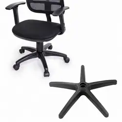 Base de chaise de bureau noire renforcée, remplacement universel, accessoires