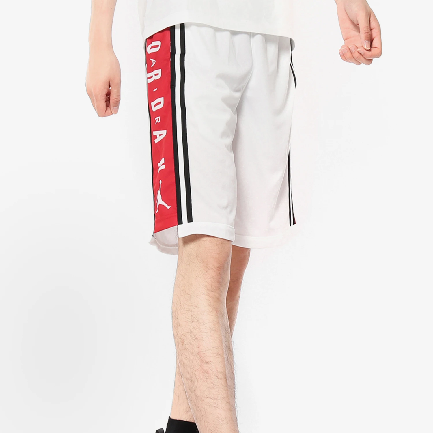 Nike genuine JORDAN men's sports breathable spliced basketball shorts BQ8393-100