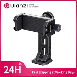 Ulanzi M053 Phone Mount Phone Clip Arca Swiss&Uka Quick-release Phone Holder with Ball Head for Horizontal/Vertical Photography