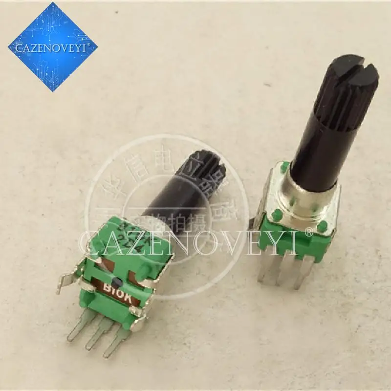 

5pcs/lot Type 09 vertical single potentiometer B10K handle length 23MM flower