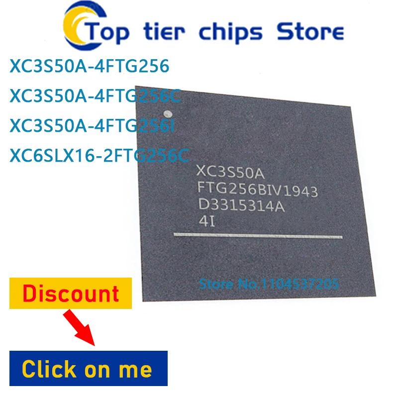 

1PCS/LOT XC3S50A-4FTG256 XC3S50A-4FTG256C BGA 100% NEW