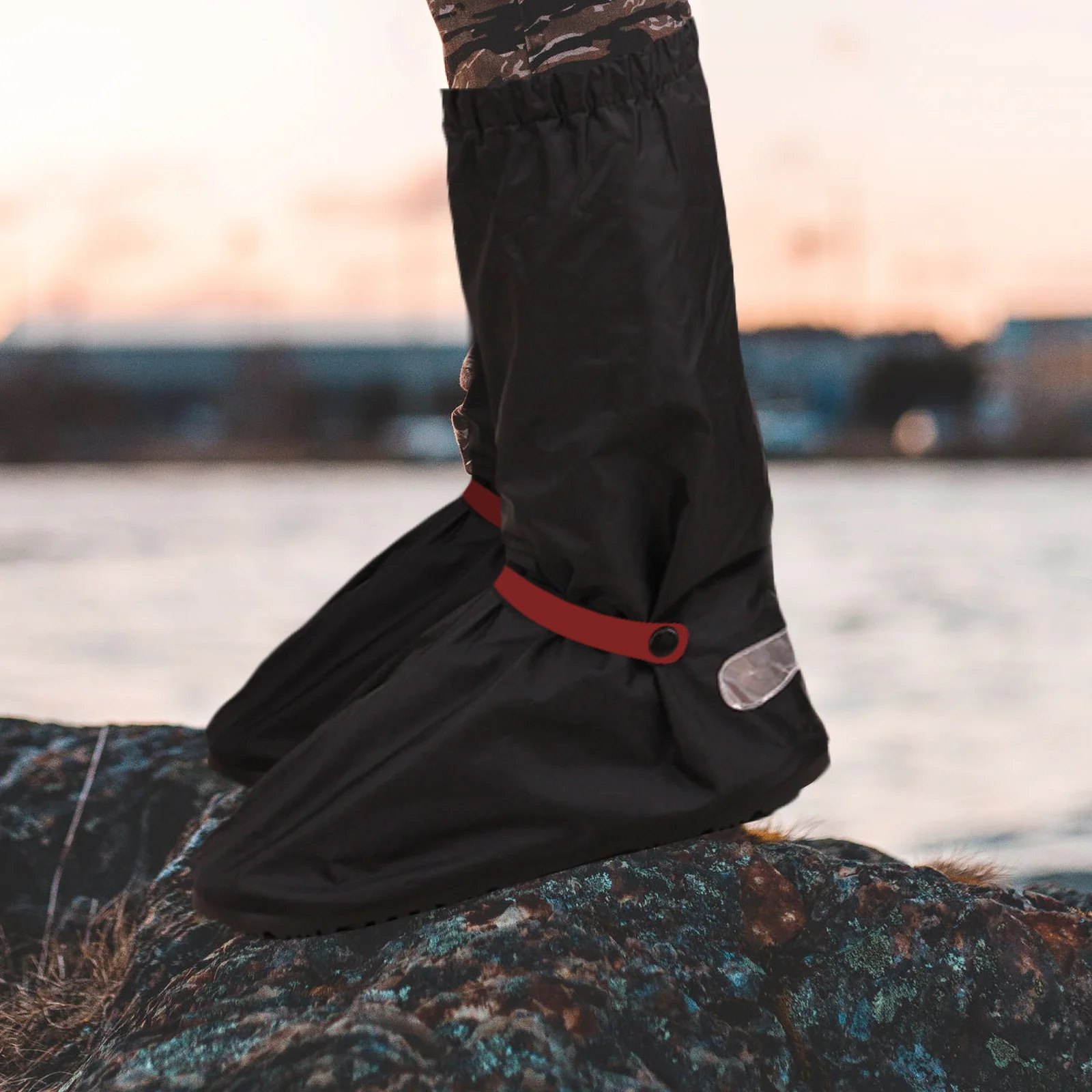 

1Pair Anti-Slip Shoe Cover Premium Material Long Service Life for Mountain Climbing Shoes Cover Boot Protector