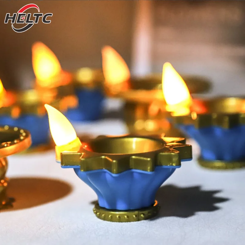 LED Candle Lamp Diwali Simulation Deepavali Decorative Candle Small Floating Decoration Oil Lamp Floating On Water LED Tea Light