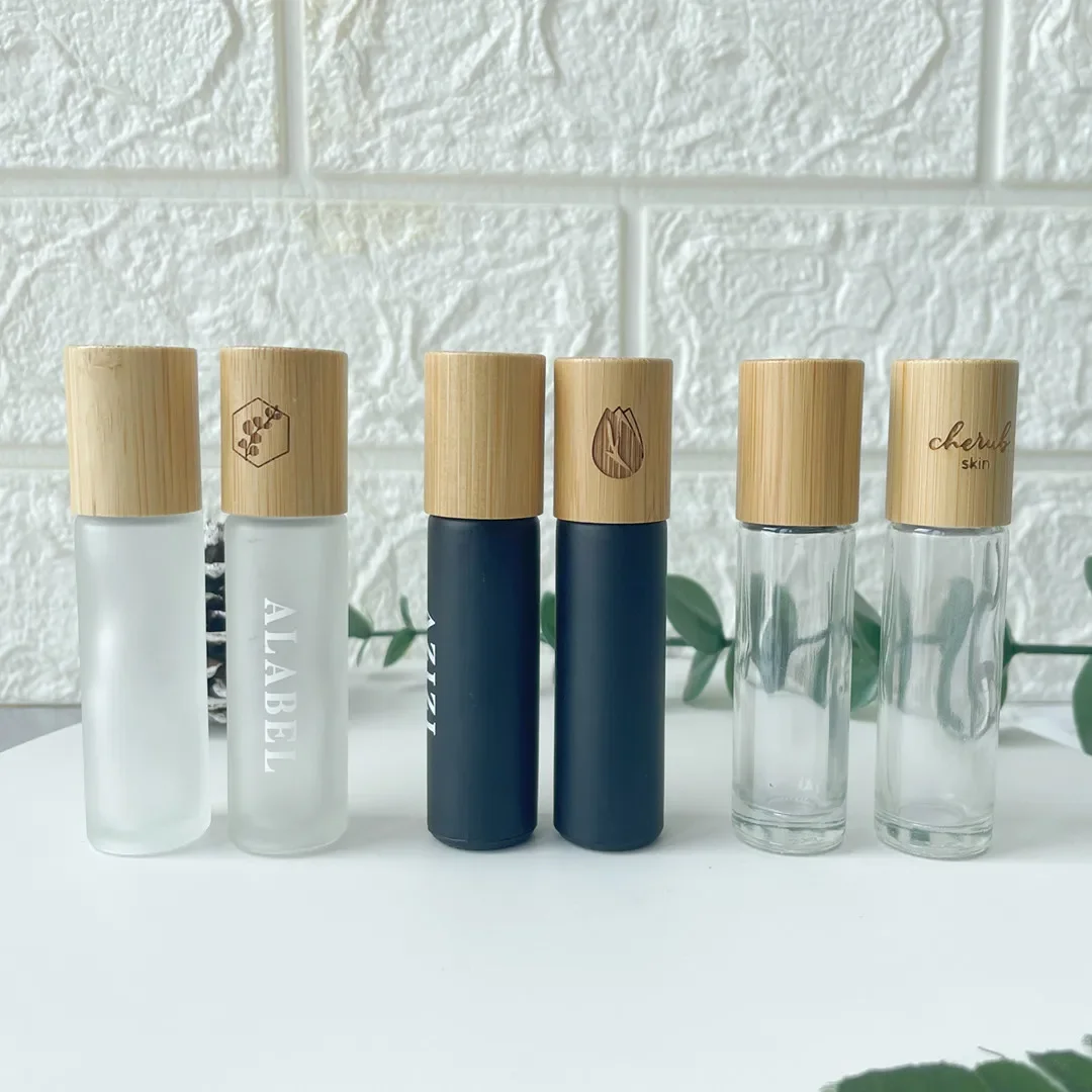 향수용 강철 롤러 볼이 있는 병에 유리 에센셜 오일 롤 천연 에센셜 오일 향수 향수 유리 소재