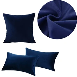 Velvet Sofa Cushion Cover 40X40/45X45/40X60/50X50/55X55/60X60CM Home Hotel Office Decor Waist Throw Pillow Cover