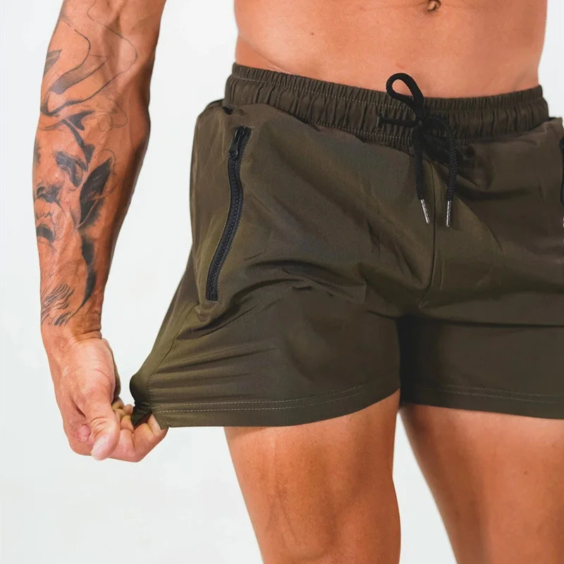 Pantalones cortos de gimnasio para hombre, Shorts holgados de secado rápido, informales para exteriores, correr, deportes, Fitness, correr, baloncesto, Verano