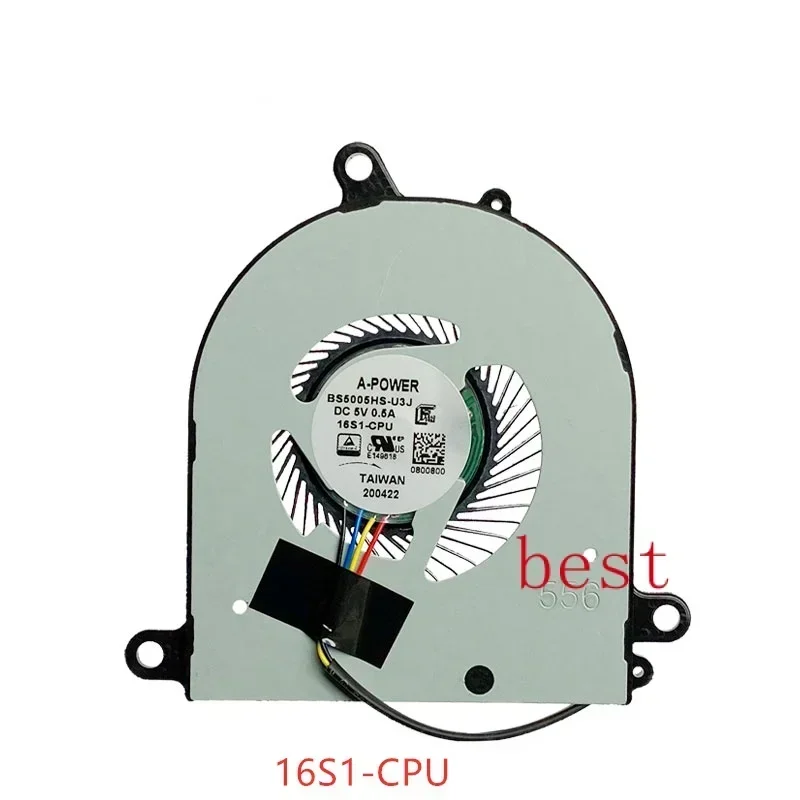 New Original Laptop CPU GPU Cooling fans For Msi Modern PS63 8RC 8M MS-16S1 16S3 16S2 BS5005 HS-U3J/U3I cooling fan