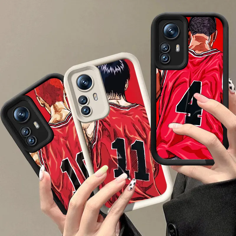 Anime SLAM DUNK Phone Case For Xiaomi POCO X3 X4 NFC F3 GT M3 M4 M6 X5 Pro X6 5G C31 C65 F4 F5