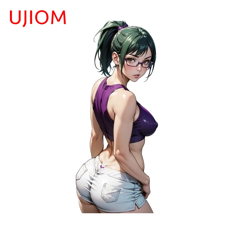 UJIOM Maki Zenin Seductive Girl Graphics Wall Sticker Attractive Waterproof Adhesive Decal Suitable For Sofa Wall Windows Decor