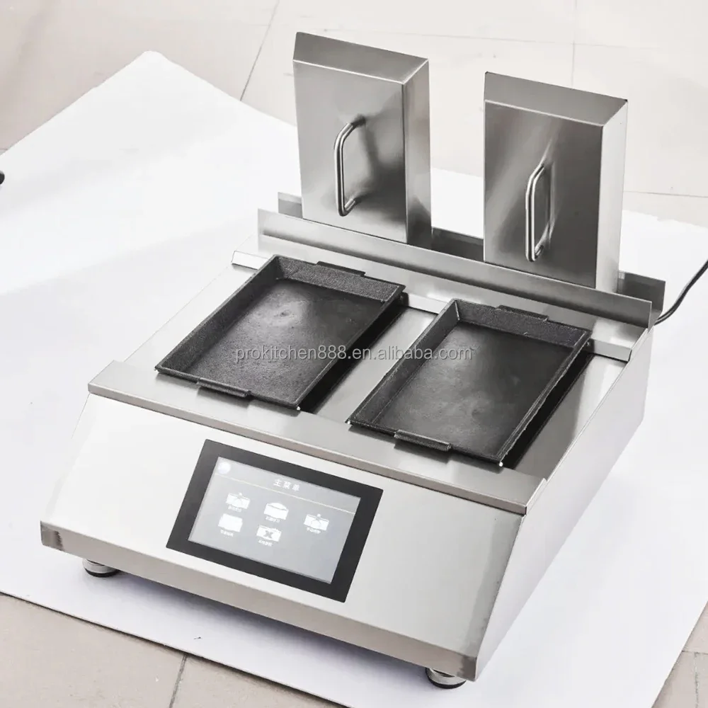 Gyoza Fried Machine Automatic Dumpling Griller Gyoza Frying Machine/ Pot Sticker Grilling Machine For Usa/Canada