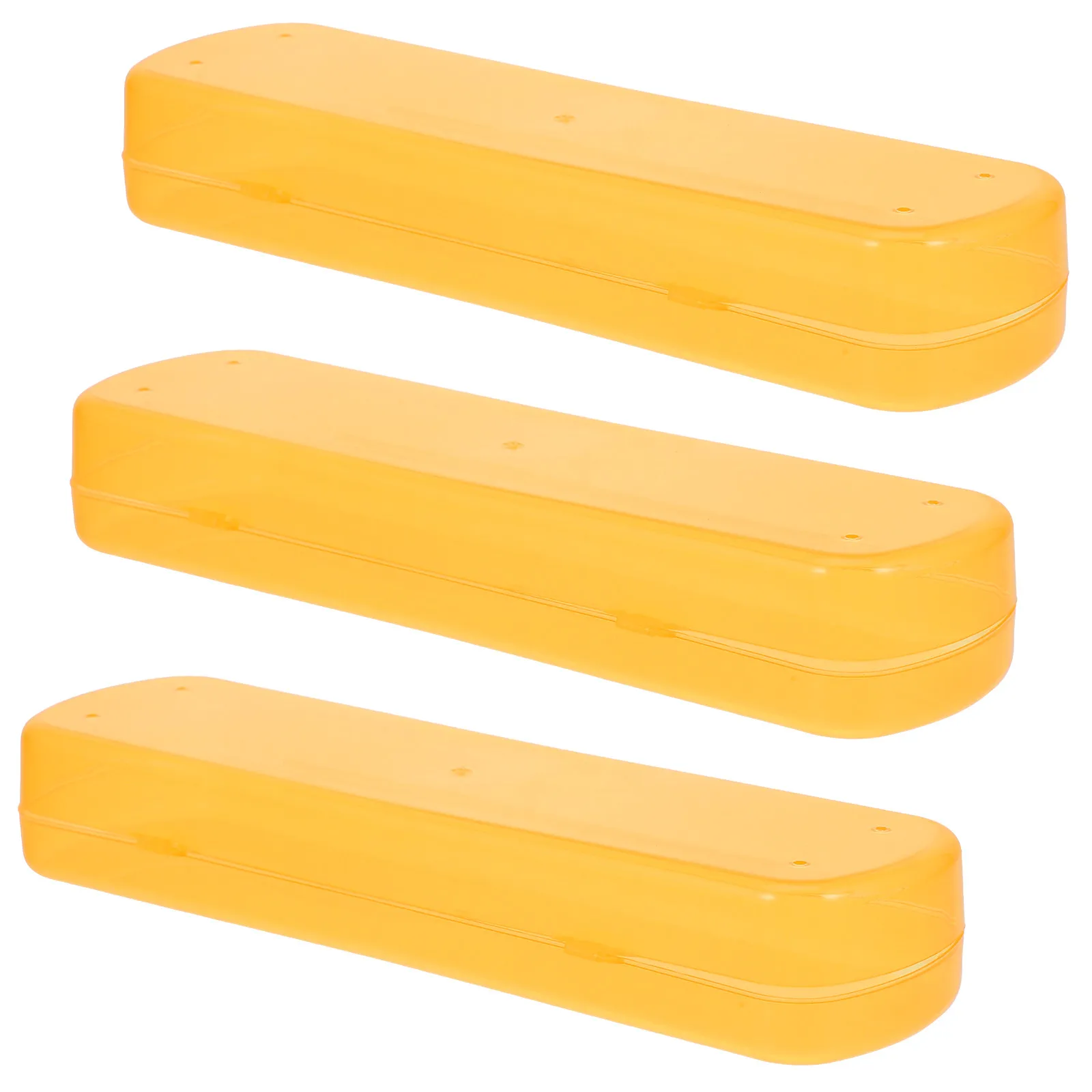 3Pcs Toothpaste Tube Case Travel Toothbrush Container Plastic Portable Toothbrush Holder Outdoor Travel Storage Box
