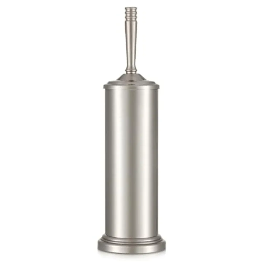

Stain Nickel Toilet Brush and Holder Set, Stainl Steel Toilet Brush for Bathroom, Heavy Duty Sier Toilet Bowl Brush, Deep Clean
