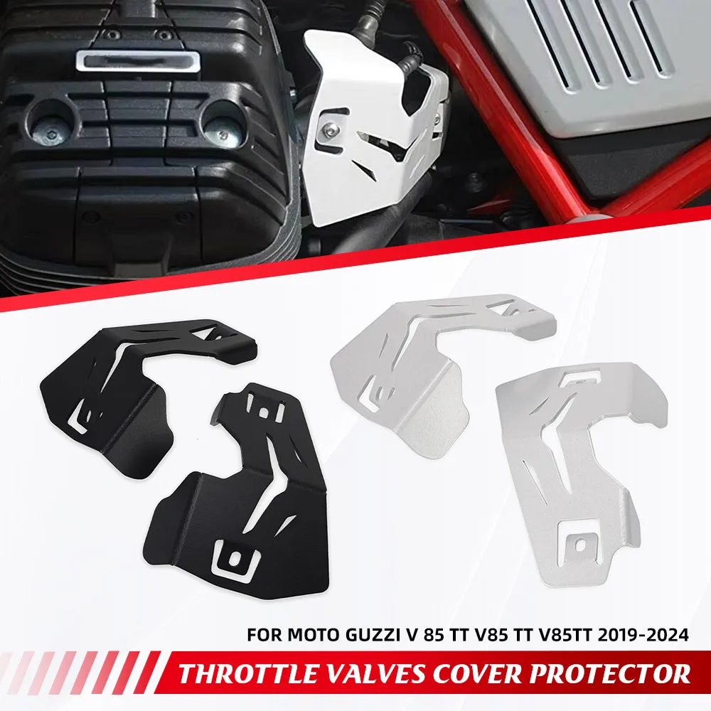 Throttle Valves Cover Protector For MOTO GUZZI V 85 TT V85 TT V85TT 2019- 2024 Motorcycle Throttle Body Guards Cover Protection