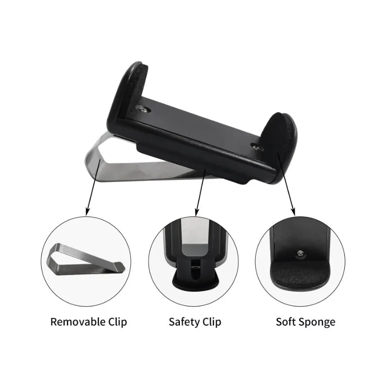 Anti-static car remote control transmitter clip car visor remote control bracket lock