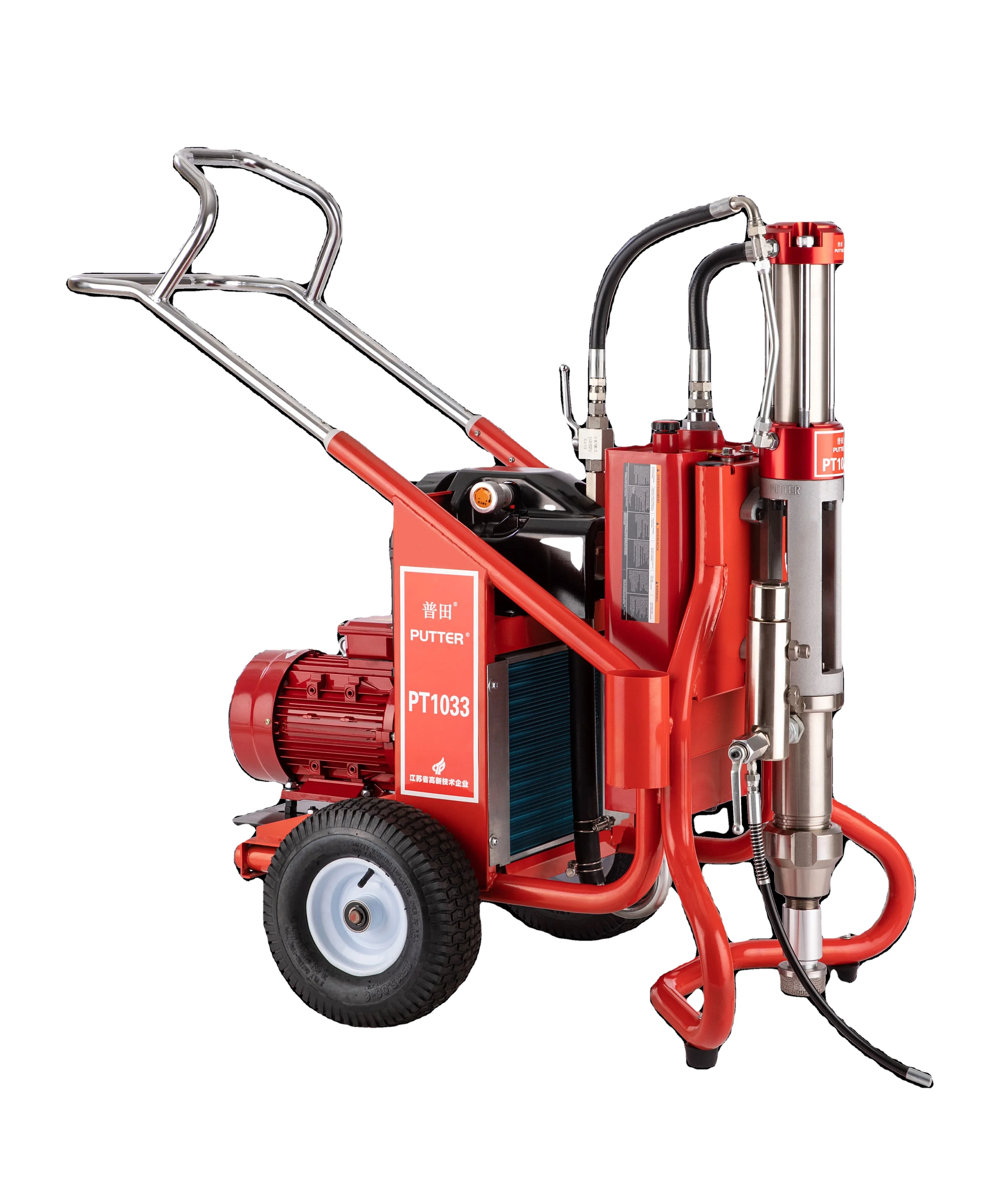 PT-1033 Industrial Grade Airless Heavy Hydraulic Electric Sprayer With 280 Bar Pressure